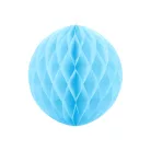 Méhsejt dekorgömb égszínkék 20cm