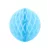 Méhsejt dekorgömb égszínkék 20cm