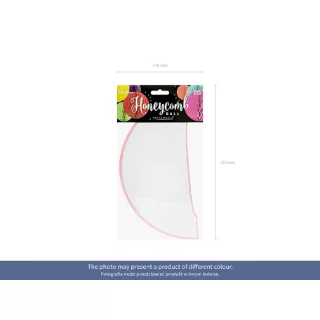 Méhsejt dekorgömb lila 30cm