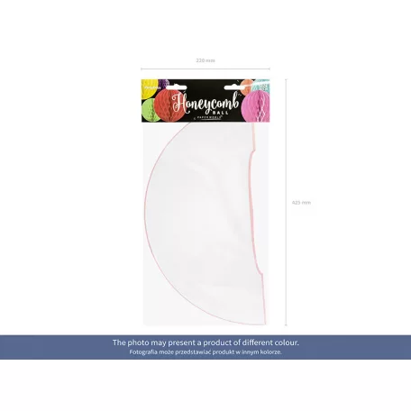 Méhsejt dekorgömb lila 40cm