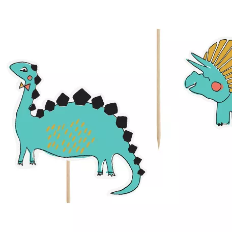 Süti dísz Dinoszaurusz (5 db)