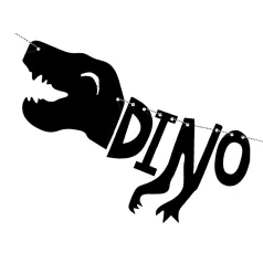 Banner Dinoszaurusz Party