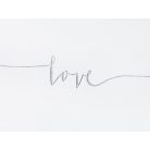 Vendégkönyv Love - ezüst