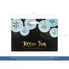 Rozetta papír dekoráció levendula lila 20-30cm (3 db)