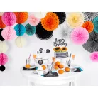 Rozetta papír dekoráció világos krémszín 20-30cm (3 db)