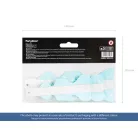 Rozetta papír dekoráció sárga 20-30cm (3 db)