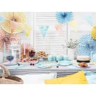 Papír szívószál vegyes színek (10 db)