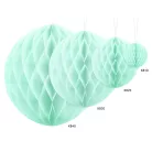 Méhsejt dekorgömb világos menta 20cm