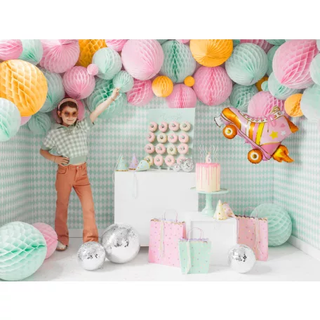 Méhsejt dekorgömb világos menta 20cm