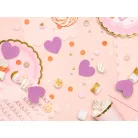 Papírtányérok, világos rózsaszín 18 cm (6 db)