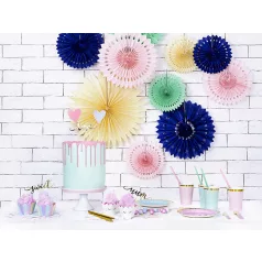 Papírtányérok, menta 18 cm (6 db)