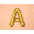 "A" betű fólia lufi 35cm arany