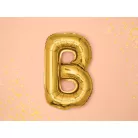 "B" betű fólia lufi 35cm arany