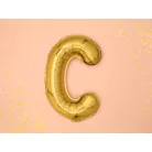 "C" betű fólia lufi 35cm arany