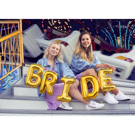 "D" betű fólia lufi 35cm arany