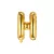 "H" betű fólia lufi 35cm arany
