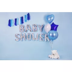 "R" betű fólia lufi 35cm ezüst