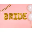 "R" betű fólia lufi 35cm arany