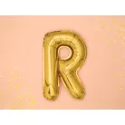 "R" betű fólia lufi 35cm arany