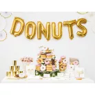 "U" betű fólia lufi 35cm arany