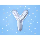 "Y" betű fólia lufi 35cm ezüst