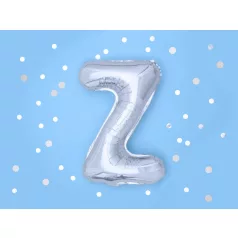 "Z" betű fólia lufi 35cm ezüst