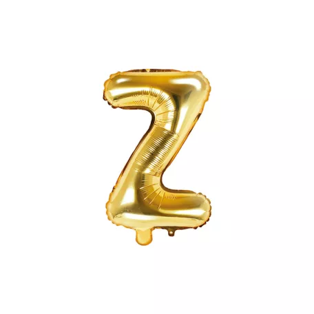 "Z" betű fólia lufi 35cm arany