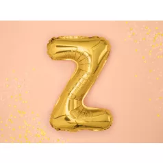 "Z" betű fólia lufi 35cm arany