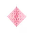 Méhsejt dekoráció gyémánt rózsaszín 30cm