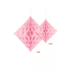 Méhsejt dekoráció gyémánt rózsaszín 30cm