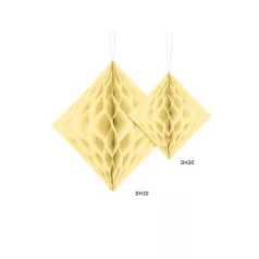 Méhsejt dekoráció gyémánt krémszín 30cm