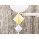 Méhsejt dekoráció gyémánt krémszín 30cm