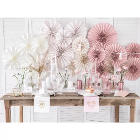 Ültetőkártya tartó arany szív (10 db)