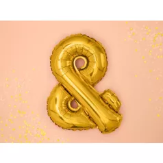 Fólia lufi & 35cm arany