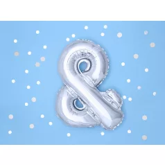 Fólia lufi & 35cm ezüst