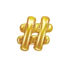 Fólia lufi # 35cm arany