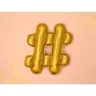 Fólia lufi # 35cm arany