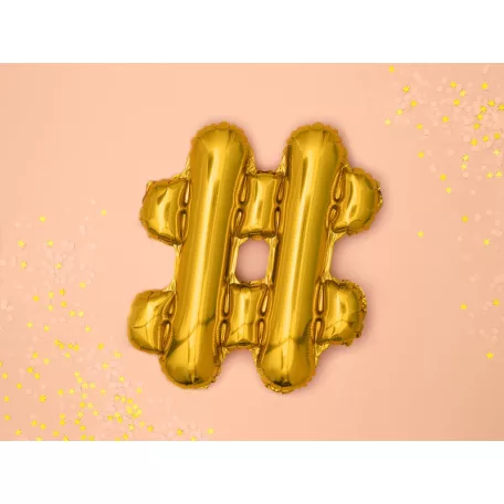 Fólia lufi # 35cm arany
