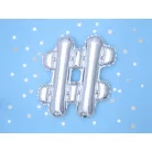 Fólia lufi # 35cm ezüst