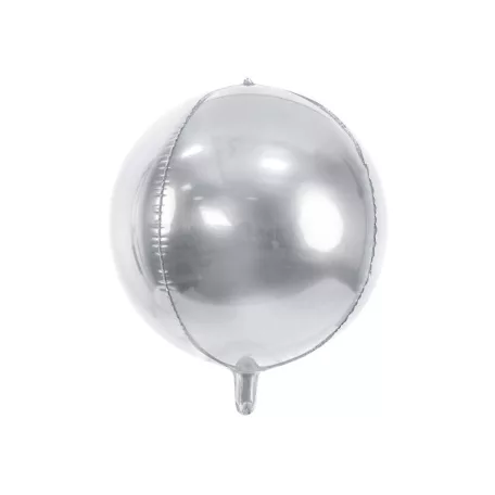 Fólia lufi Gömb 40cm ezüst