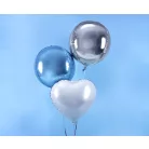 Fólia lufi Gömb 40cm ezüst