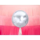 Fólia lufi Gömb 40cm ezüst