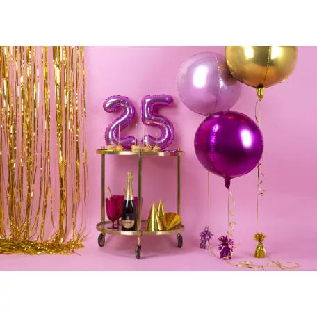 Fólia lufi Gömb 40cm arany