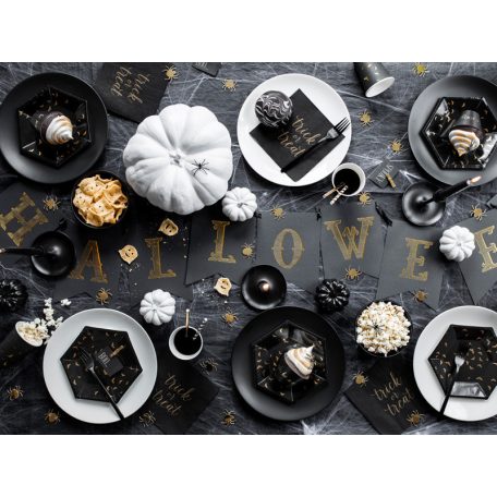 Halloween fekete banner / zászlófüzér (1 db)