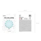 Fólia lufi Cukorka - milágoskék 35cm