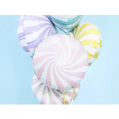 Fólia lufi Cukorka - világos rózsaszín 35cm