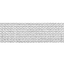 PartyDeco strasszhatású dekorációs szalag – ezüst, 4 cm × 9 m