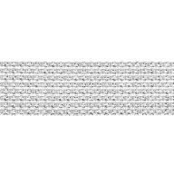   PartyDeco strasszhatású dekorációs szalag – ezüst, 4 cm × 9 m