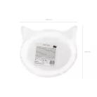 Cica formájú papírtányérok (6 db)