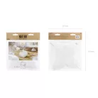 Köszönetajándék doboz fehér 6x6x5.5cm (10 db)